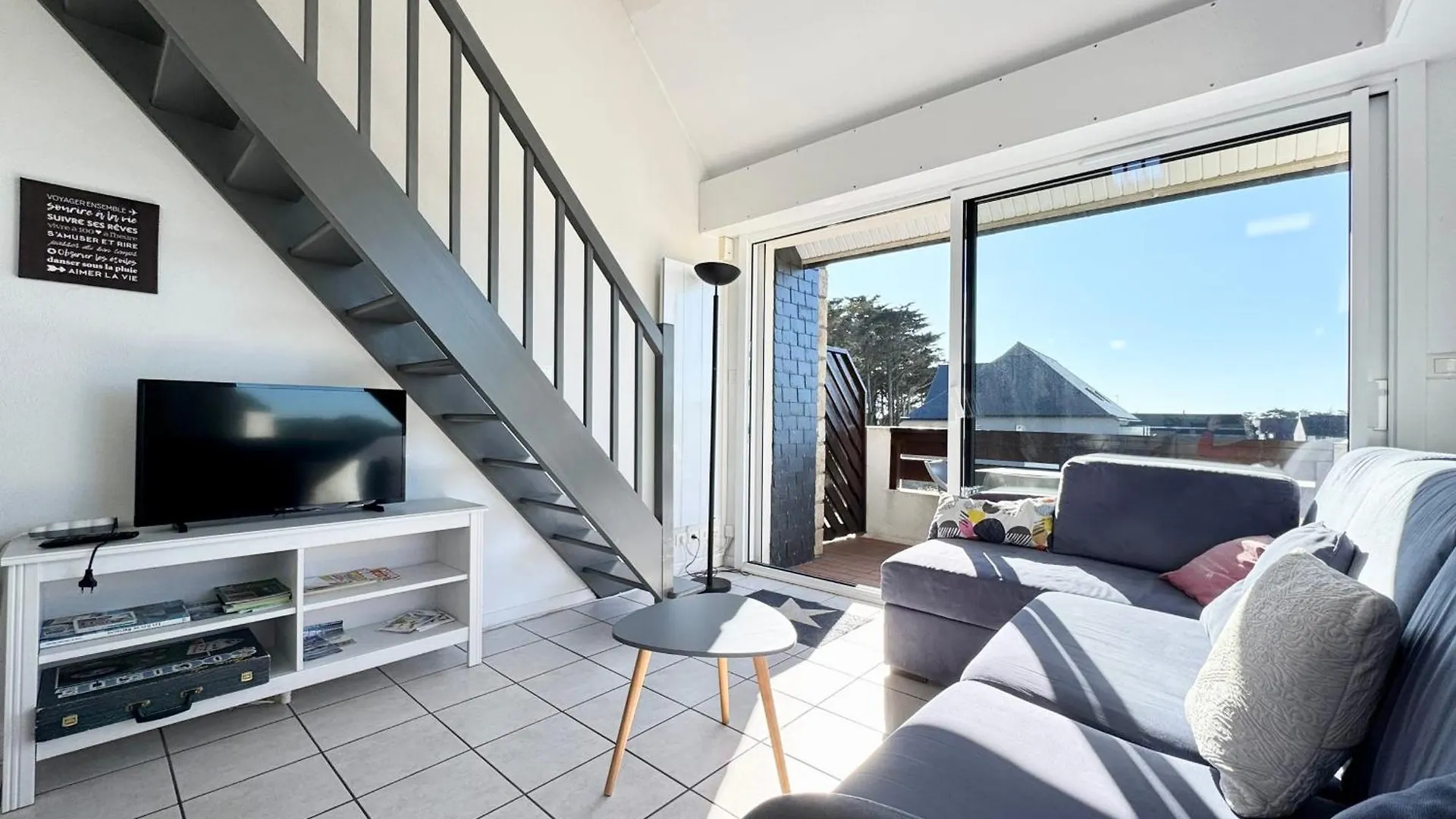 Charmant T3 Duplex - Bord De Mer - Terrasse Quiberon France